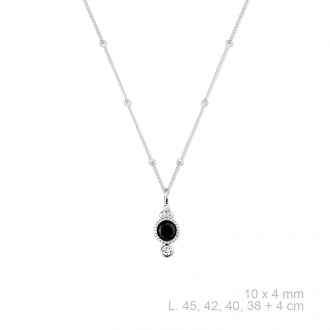 Gargantilla de Plata de Ley y circonitas