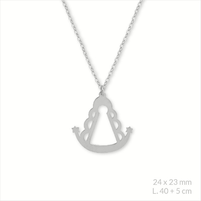 Gargantilla de Plata de Ley | Virgen del Rocío