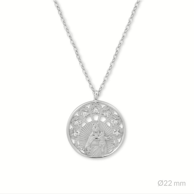 Gargantilla de Plata de Ley | Virgen del Carmen