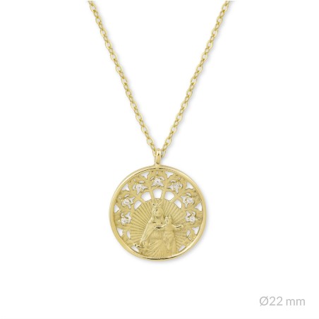 Gargantilla de Plata de Ley | Virgen del Carmen