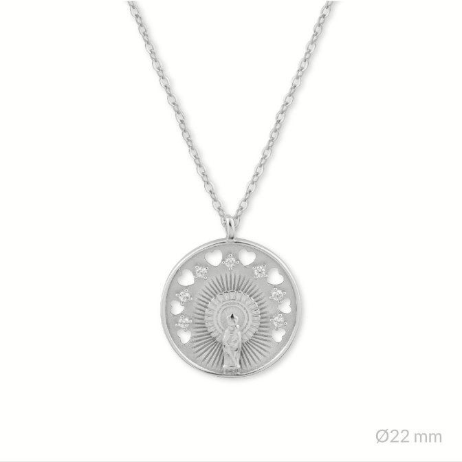 Gargantilla de Plata de Ley | Virgen del Pilar