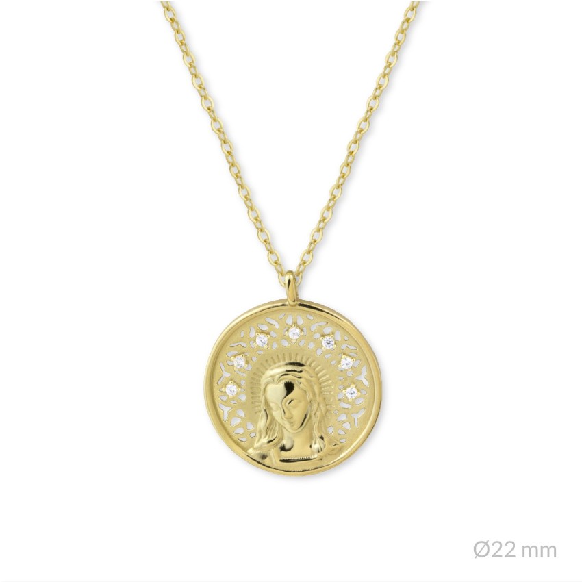 Gargantilla de Plata de Ley | Virgen María