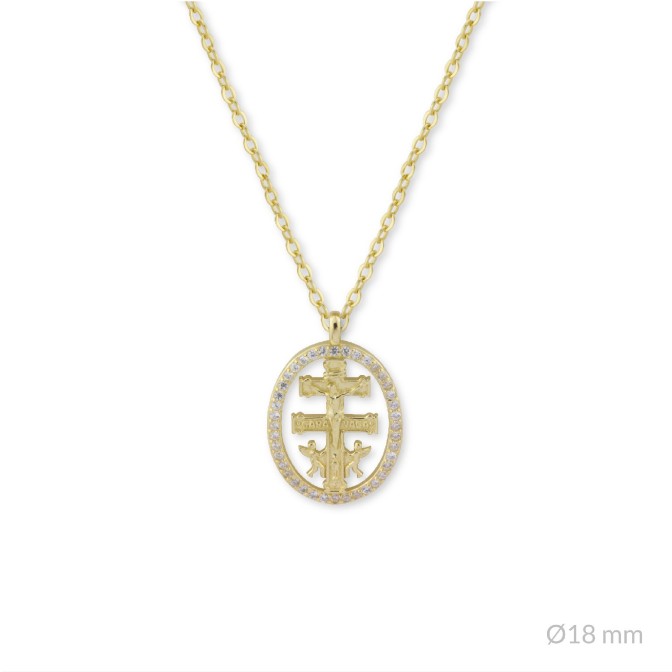 Gargantilla de Plata de Ley | Cruz de Caravaca