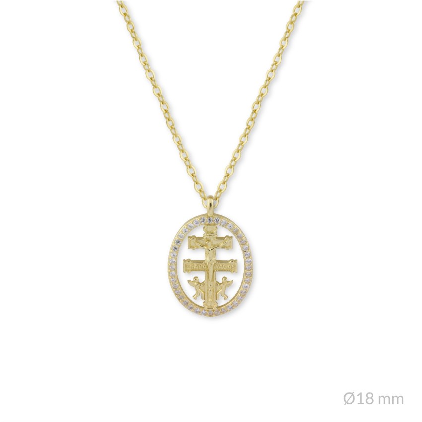 Gargantilla de Plata de Ley | Cruz de Caravaca