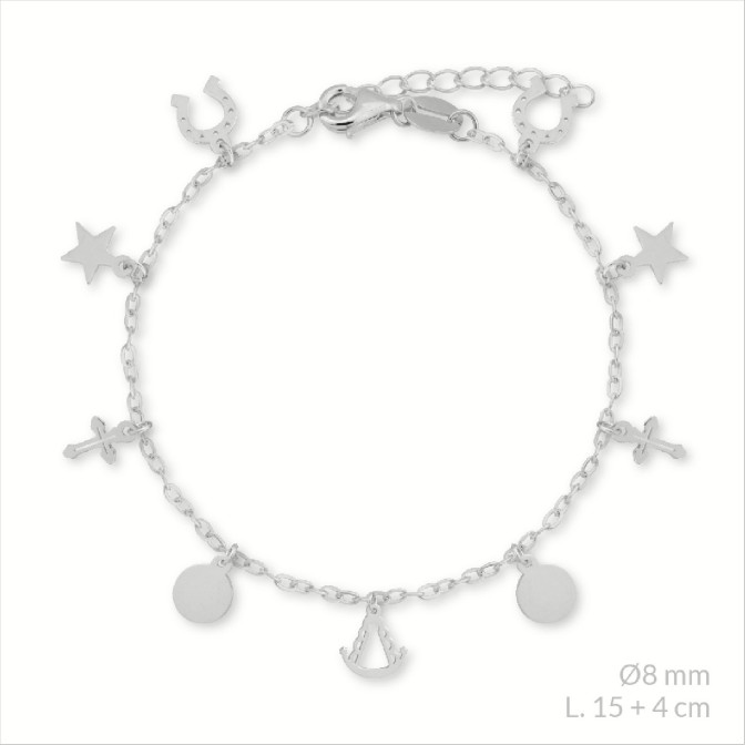 Pulsera de Plata de Ley | Virgen del Rocío