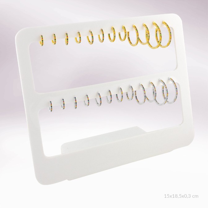 Expositor - 12 pares de pendientes