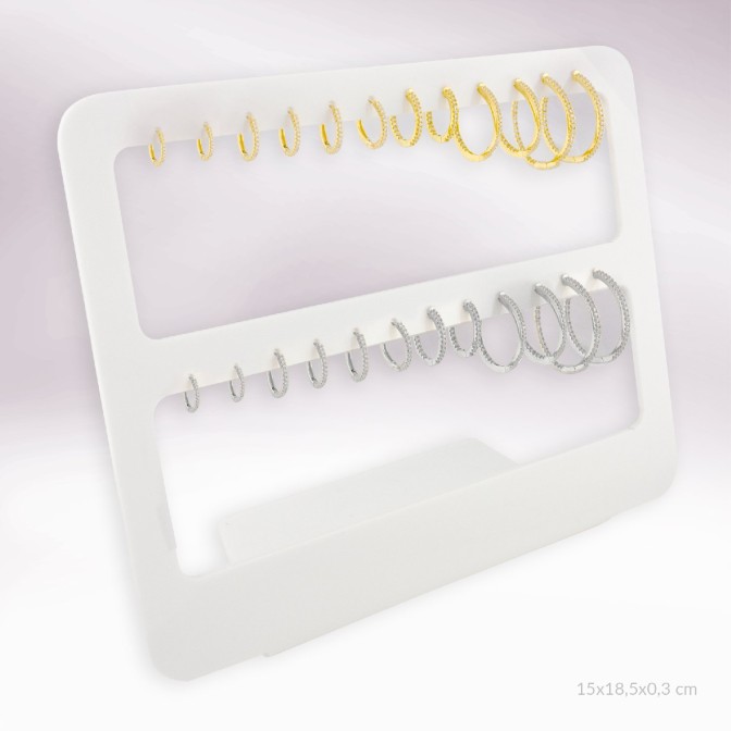 Expositor - 12 pares de pendientes