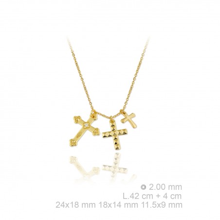 Gargantilla de Plata de Ley y circonitas