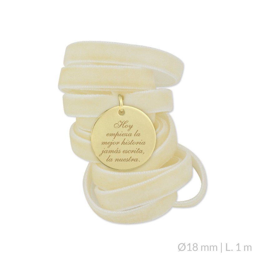 Medalla Ramo de Novia | Ø 18 mm