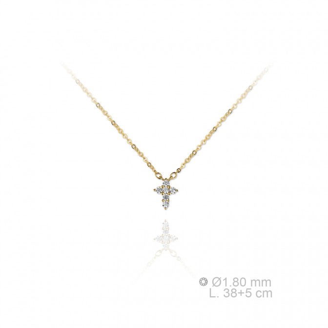 Gargantilla de Plata de Ley y circonitas