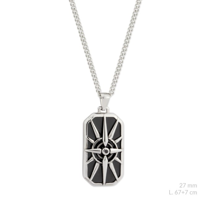 Gargantilla de acero inoxidable