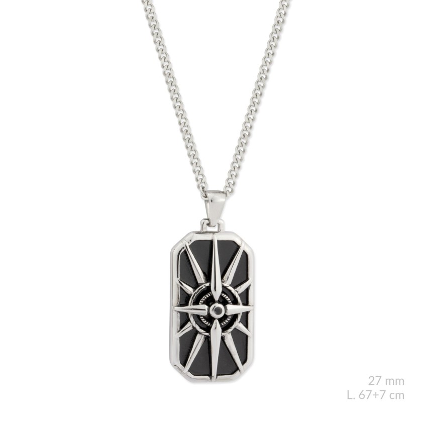 Gargantilla de acero inoxidable