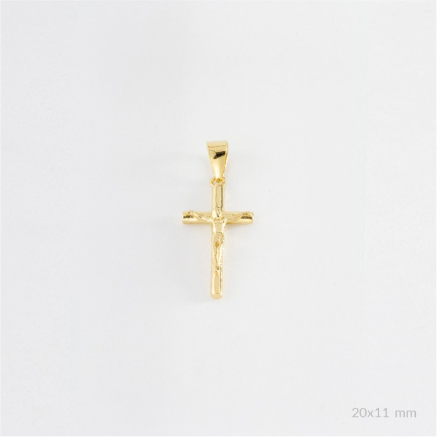 Colgante de Plata de Ley | Cruz con Cristo