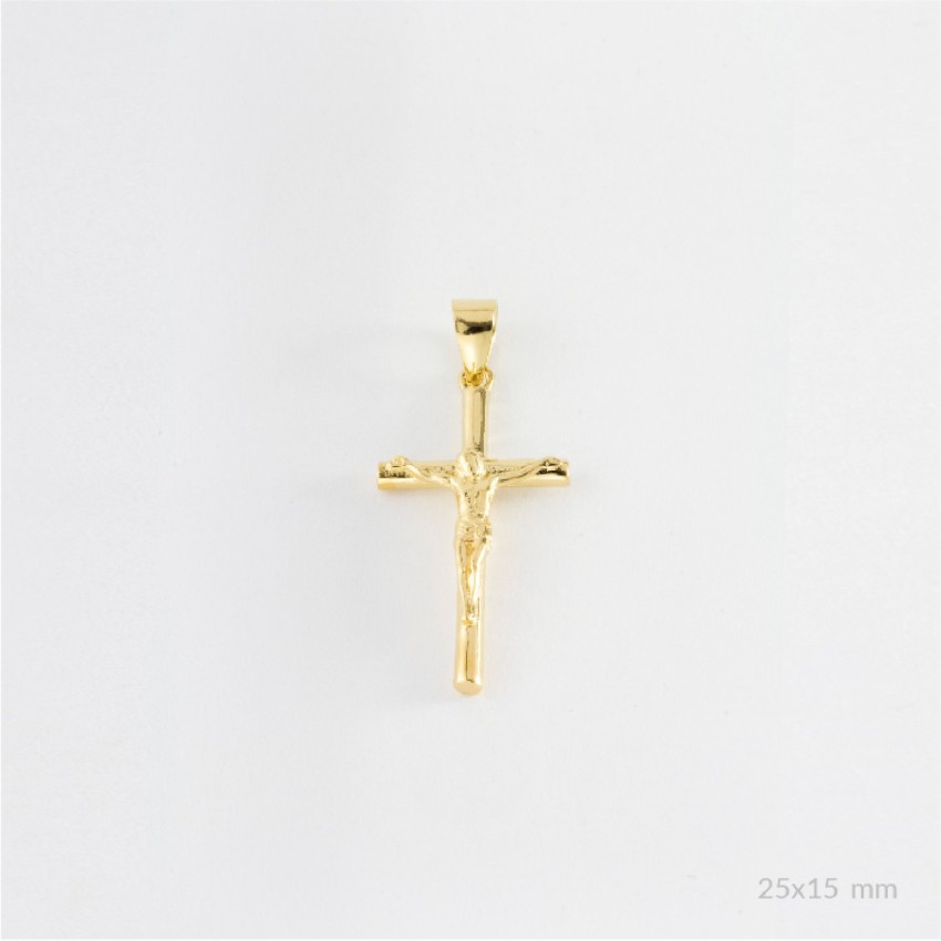 Colgante de Plata de Ley | Cruz con Cristo