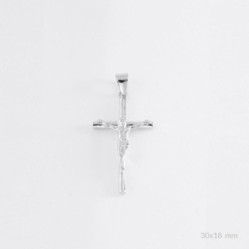 Colgante de Plata de Ley | Cruz con Cristo