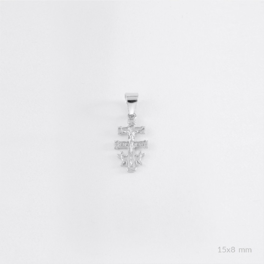 Colgante de Plata de Ley | Cruz de Caravaca