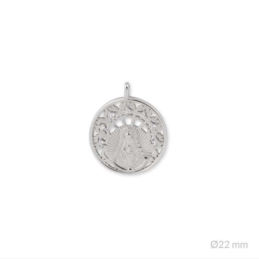 Colgante de Plata de Ley | Virgen del Rocío