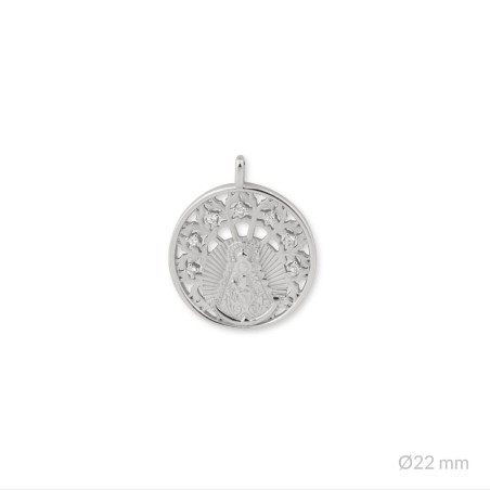Colgante de Plata de Ley | Virgen del Rocío