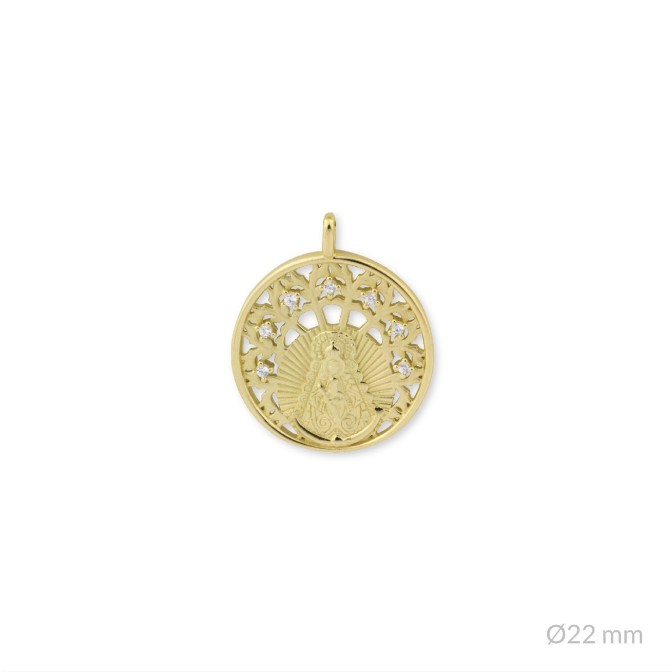 Colgante de Plata de Ley | Virgen del Rocío