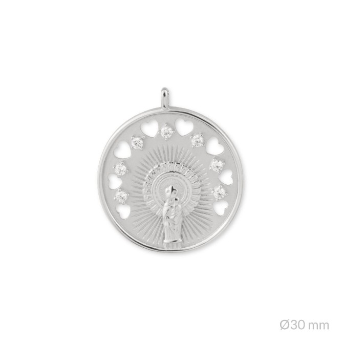 Colgante de Plata de Ley | Virgen del Pilar