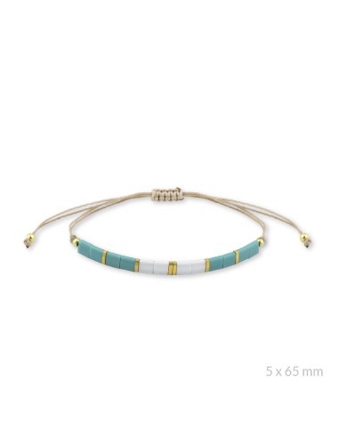 Pulsera de Plata de Ley y beads chapados