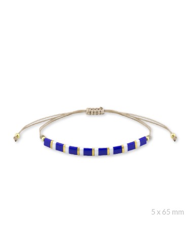 Pulsera de Plata de Ley y beads chapados