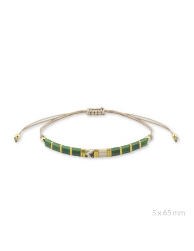 Pulsera de Plata de Ley y beads chapados