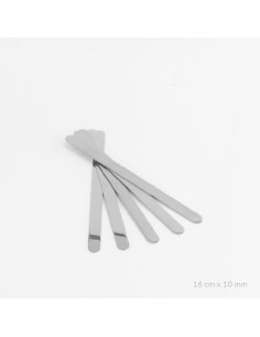 Pack de 5 pulseras de Acero Inoxidable | 16cm x 10 mm