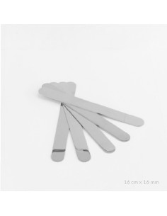 Pack de 5 pulseras de Acero Inoxidable | 16cm x 16 mm