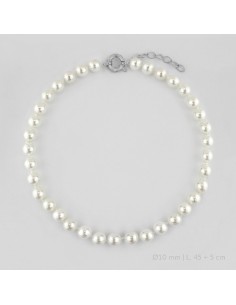 Gargantilla de Plata de Ley | Ø10 mm | 45+5 cm de extensión