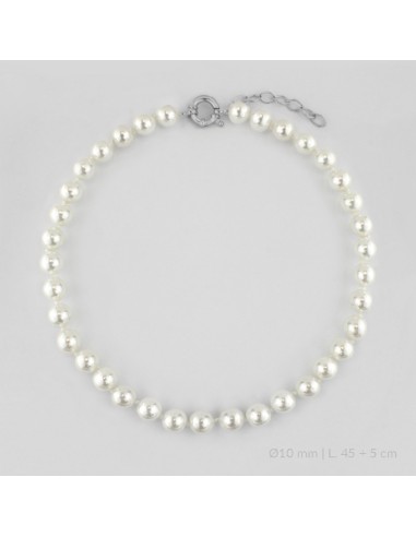 Gargantilla de Plata de Ley | Ø10 mm | 45+5 cm de extensión