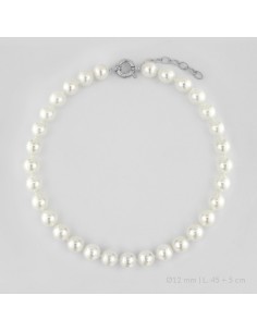 Gargantilla de Plata de Ley | Ø12 mm | 45+5 cm de extensión