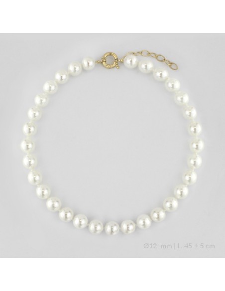 Gargantilla de Plata de Ley | Ø12 mm | 45+5 cm de extensión