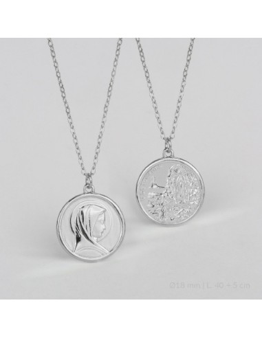 Gargantilla de Plata de Ley | Virgen de Lourdes