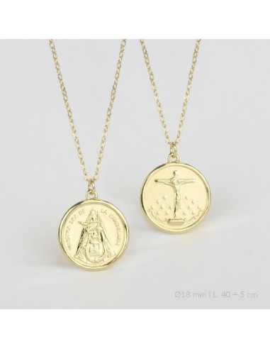 Gargantilla de Plata de Ley | Virgen de la Candelaria + Cristo de la Laguna