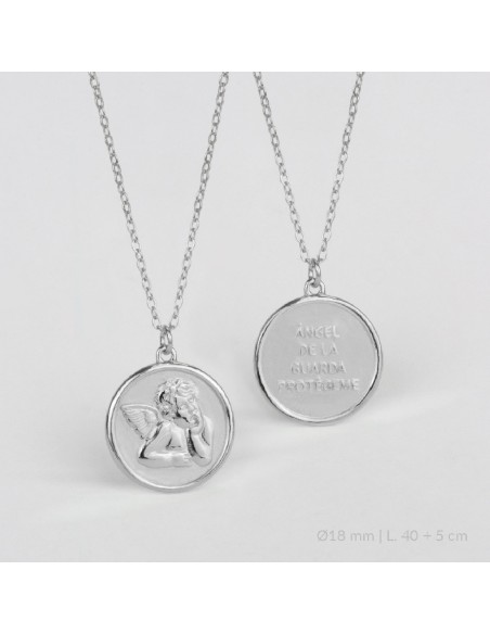 Gargantilla de Plata de Ley | Ángel de la Guarda