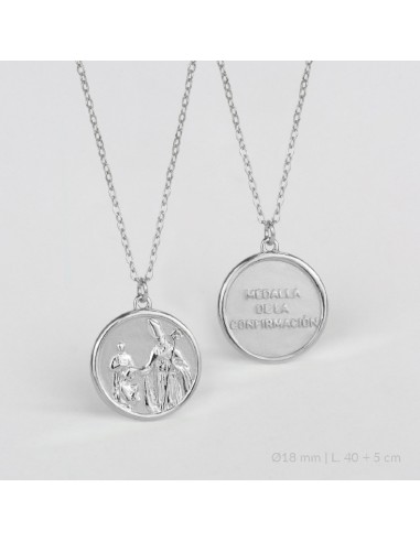Gargantilla de Plata de Ley | Medalla de la Confirmación