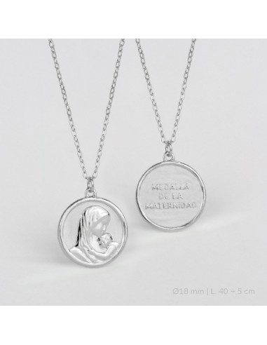 Gargantilla de Plata de Ley | Medalla de la Maternidad