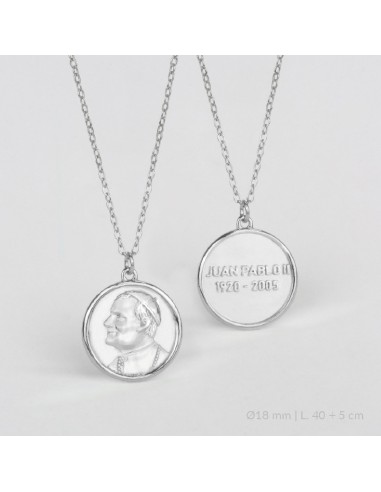 Gargantilla de Plata de Ley | Juan Pablo II