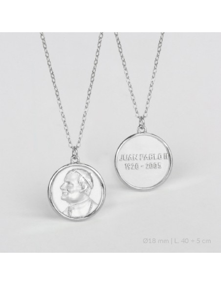 Gargantilla de Plata de Ley | Juan Pablo II