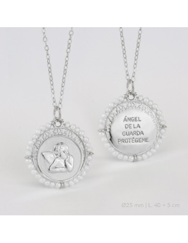 Gargantilla de Plata de Ley | Ángel de la Guarda