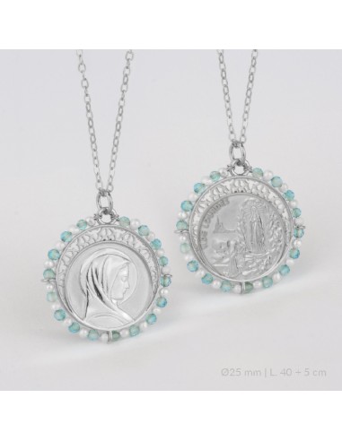 Gargantilla de Plata de Ley | Virgen de Lourdes