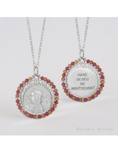 Gargantilla de Plata de Ley | Virgen de Montserrat