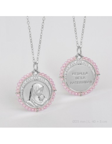 Gargantilla de Plata de Ley | Medalla de la Maternidad