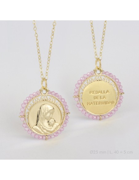 Gargantilla de Plata de Ley | Medalla de la Maternidad