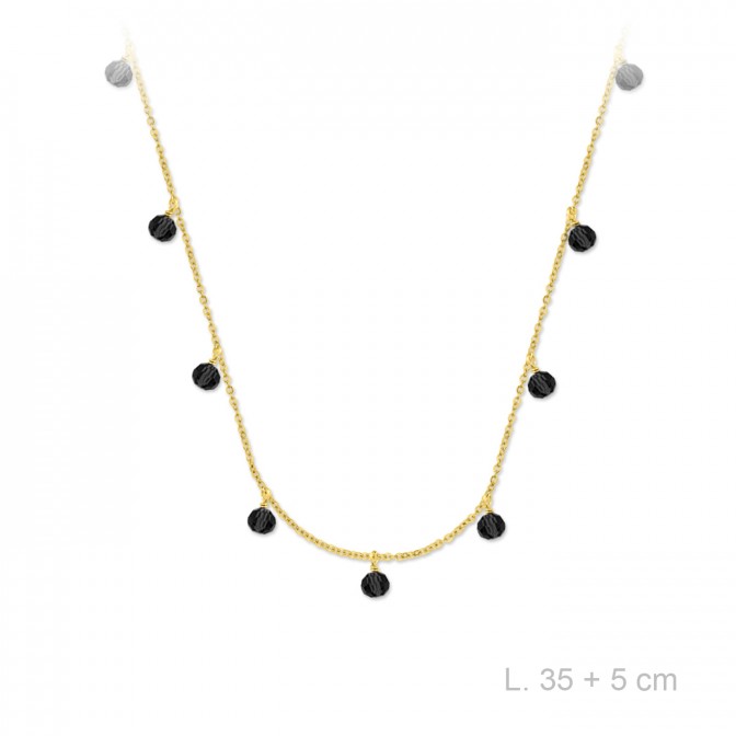 Gargantilla de Plata de Ley y circonitas