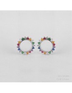 Pendientes de Plata de Ley