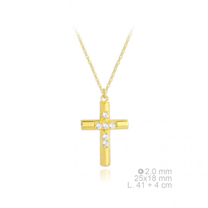 Gargantilla de Plata de Ley con circonita