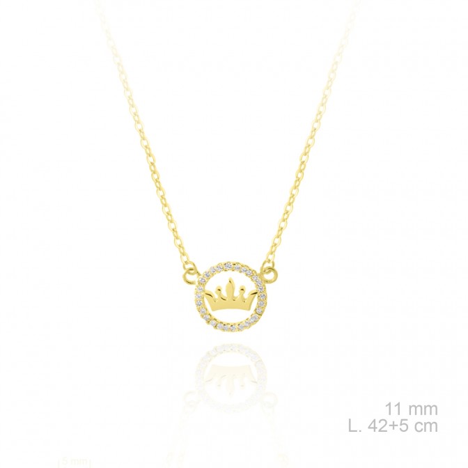 Gargantilla de Plata de Ley y circonitas