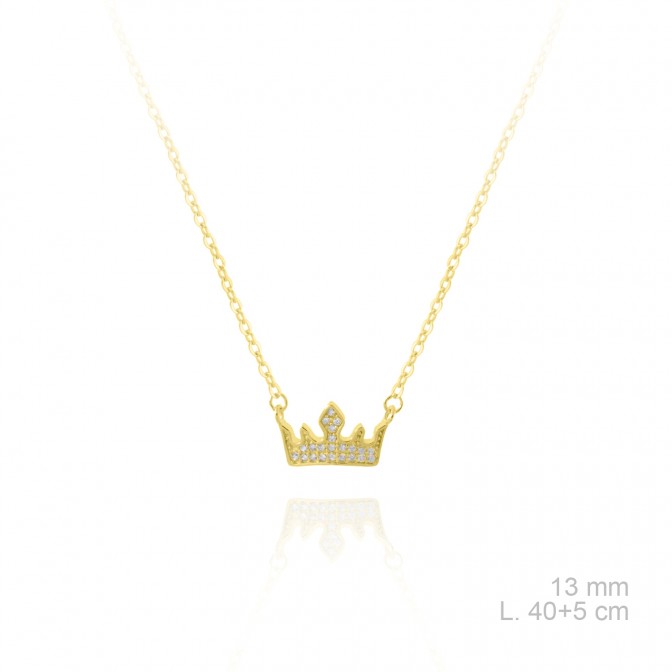 Gargantilla de Plata de Ley y circonitas